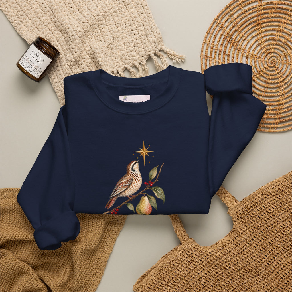 And a Partridge in a Pear Tree | Women's Christmas Crewneck Sweatshirt
