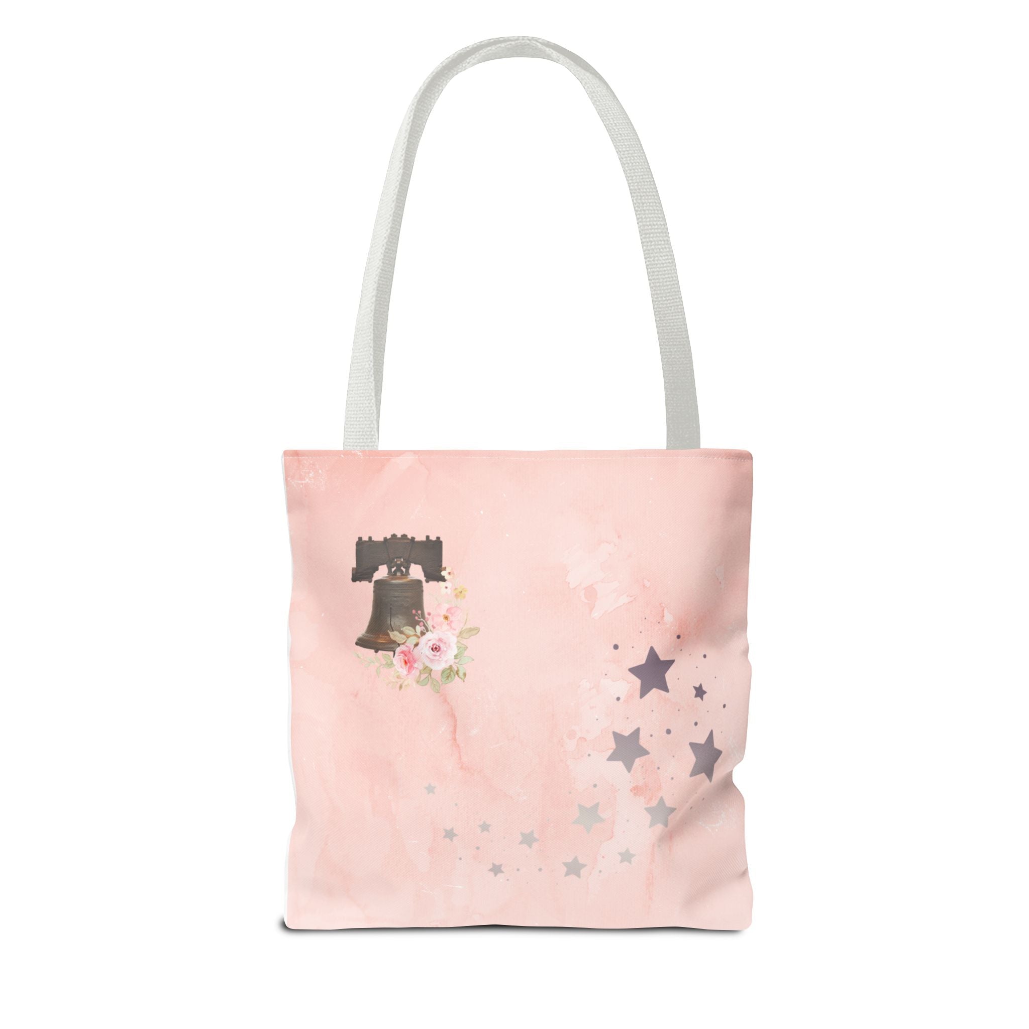 Under God | Watercolor Flag & Roses Tote Bag