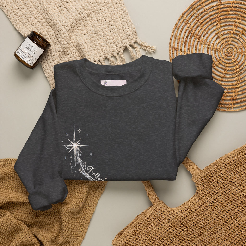 Follow Your Star | Women's Christmas Crewneck Sweatshirt