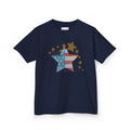 Under God | Watercolor Star Flag Kids T-Shirt Unisex Kids Heavy Cotton™ Tee