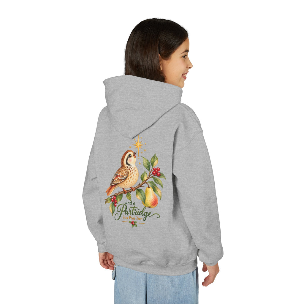 And a Partridge in a Pear Tree | Kids' Christmas Hoodie