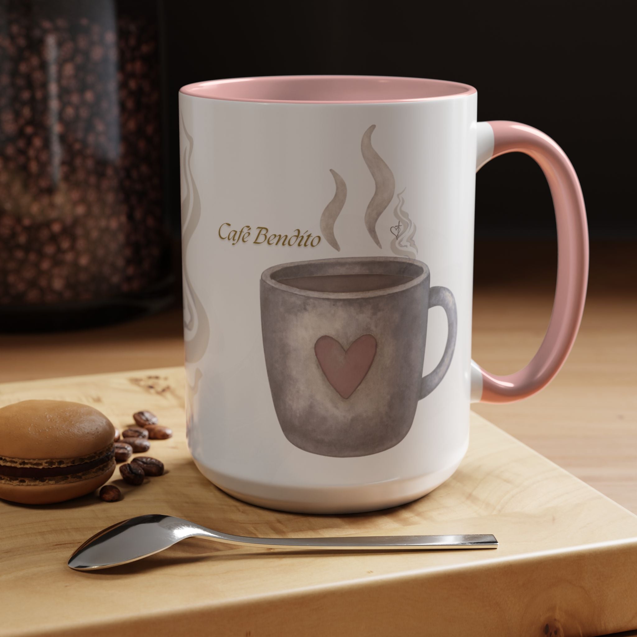 Café Bendito | Spanish Blessed Coffee Mug –Morning Grace in Every Sip (11, 15oz)