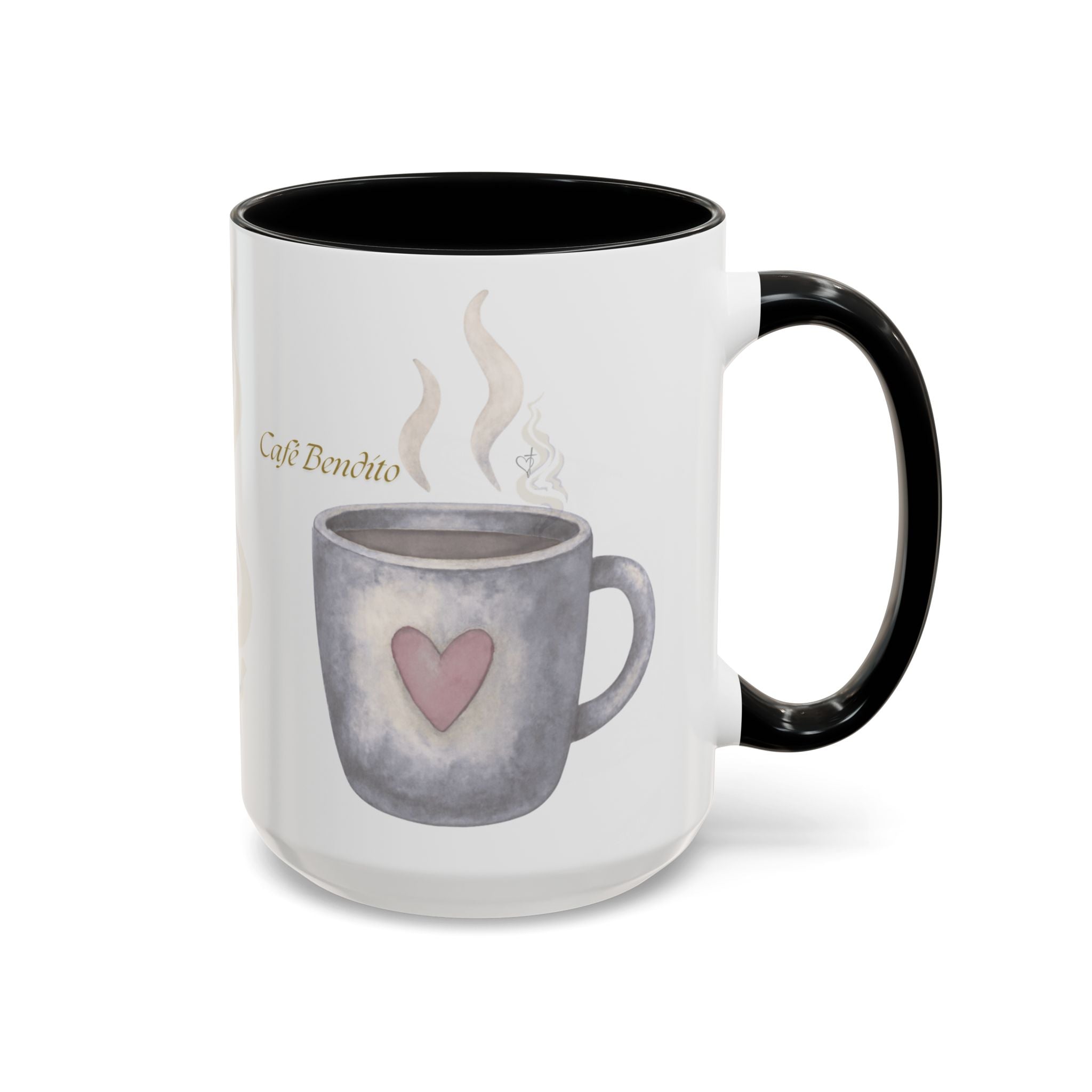 Café Bendito | Spanish Blessed Coffee Mug –Morning Grace in Every Sip (11, 15oz)