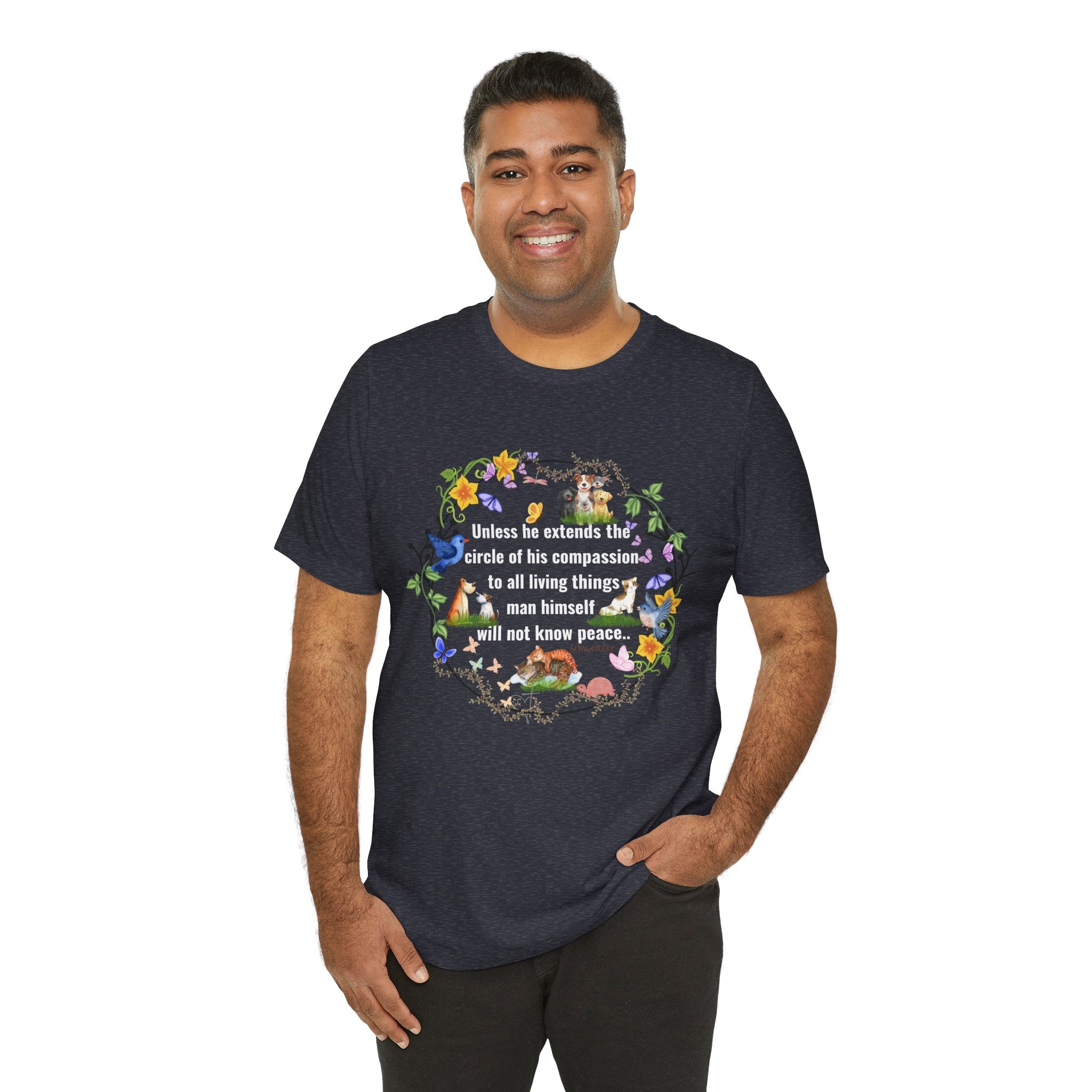 Circle of Compassion - Schweitzer Unisex Relaxed Comfort Tee