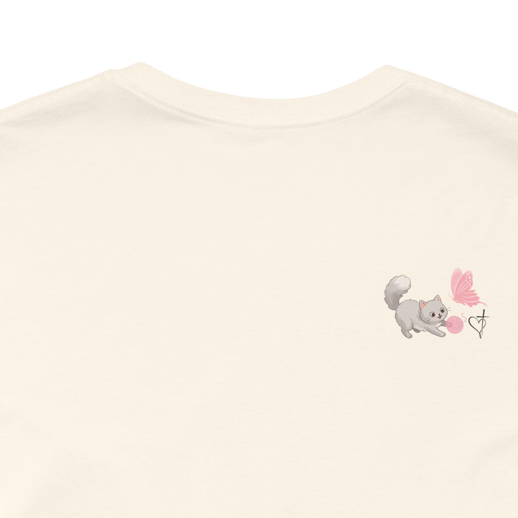 Cat Mom | Cute Kitten Heart T-Shirt – Cat Lover Gift – Plus Size Friendly Adult Female Mother's Day Gift