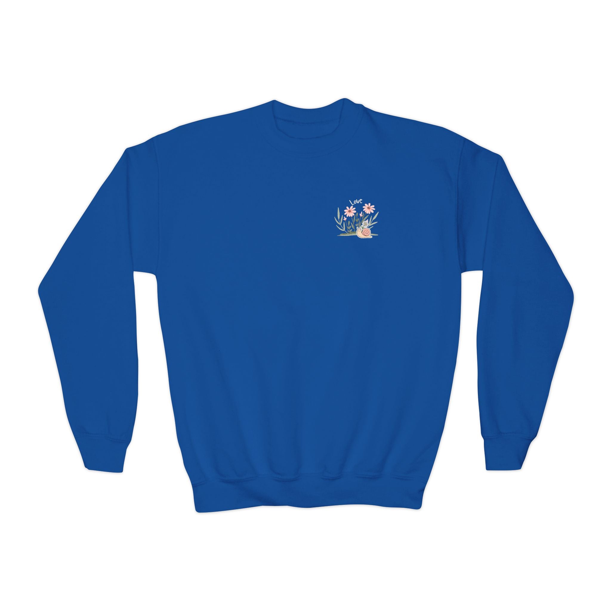 Youth Female Retro Crewneck Sweatshirt:  All You Need is Love