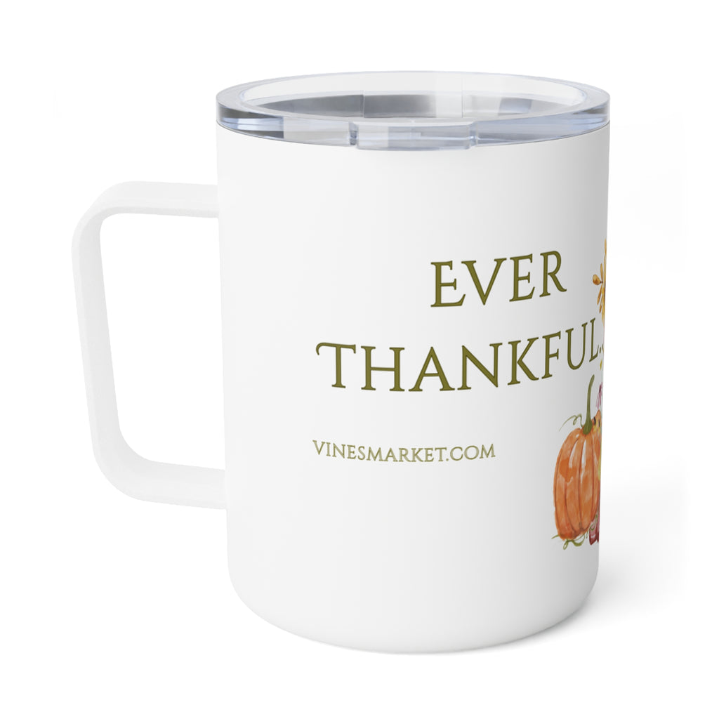 Ever Thankful Fall Insulated Travel Mug, 10 oz