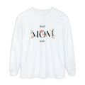 Adult Female Long Sleeve Floral Tee Best Mom Ever