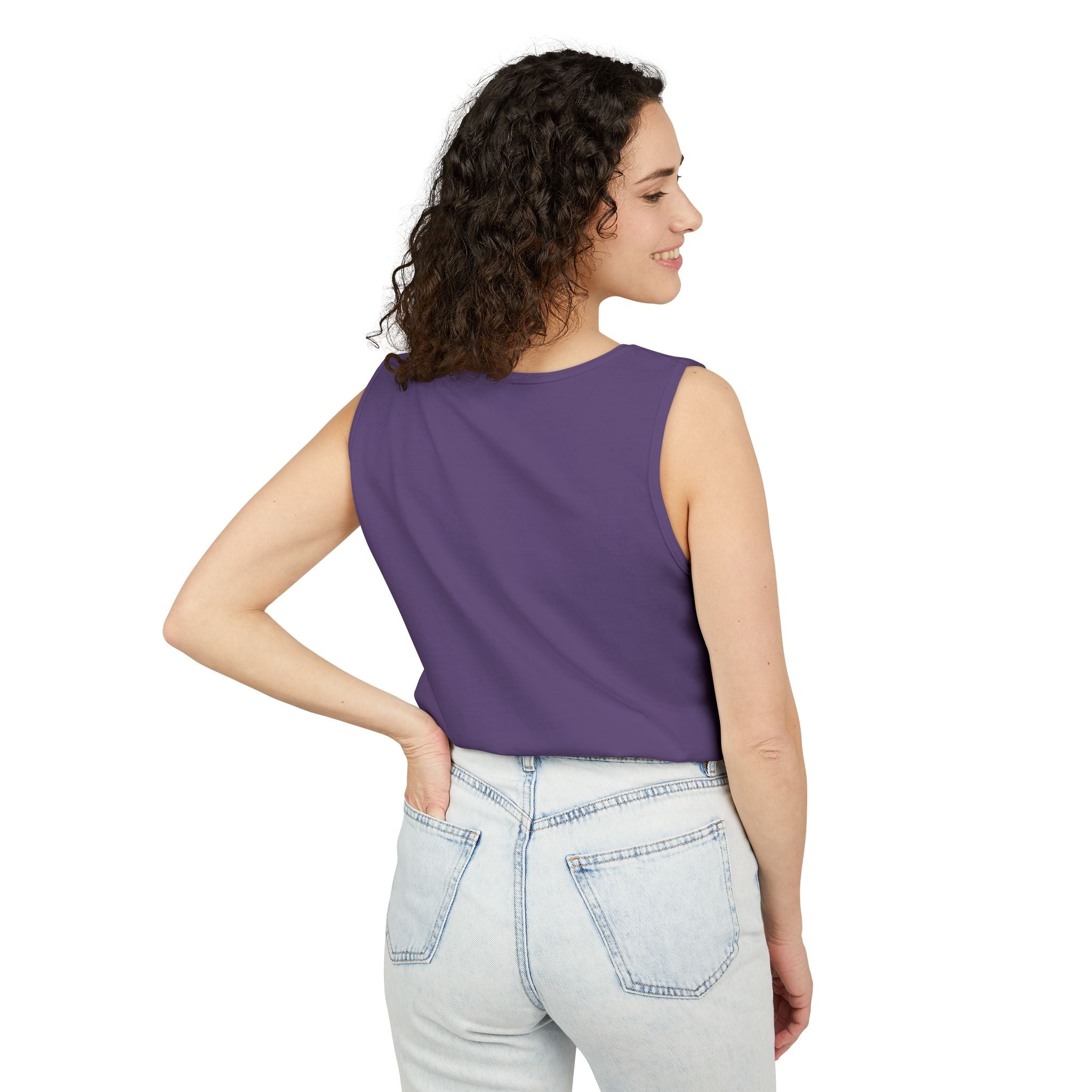 Soft Garment-Dyed Tank Top for Her:  Unity Heals