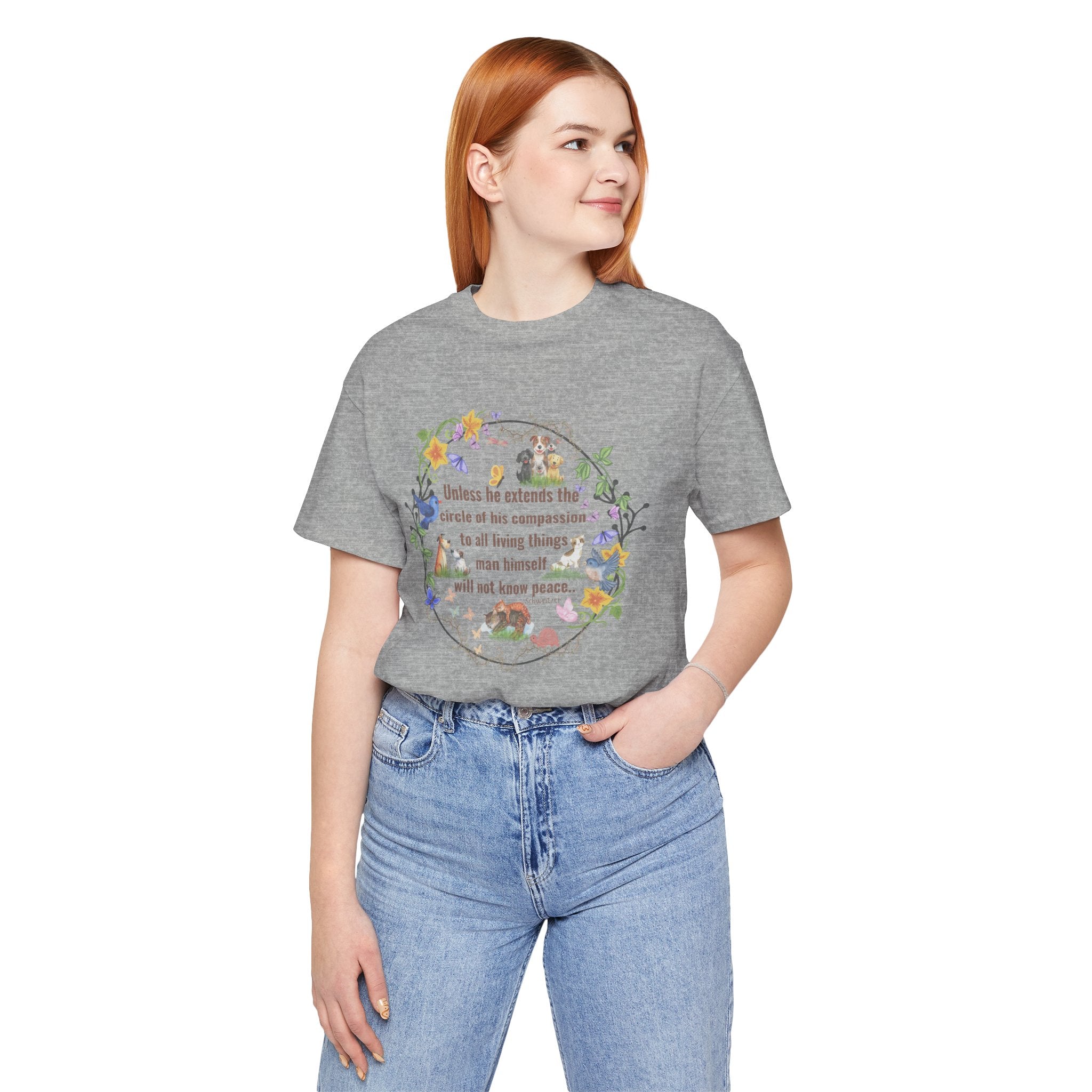 Circle of Compassion - Schweitzer Unisex Relaxed Comfort Tee