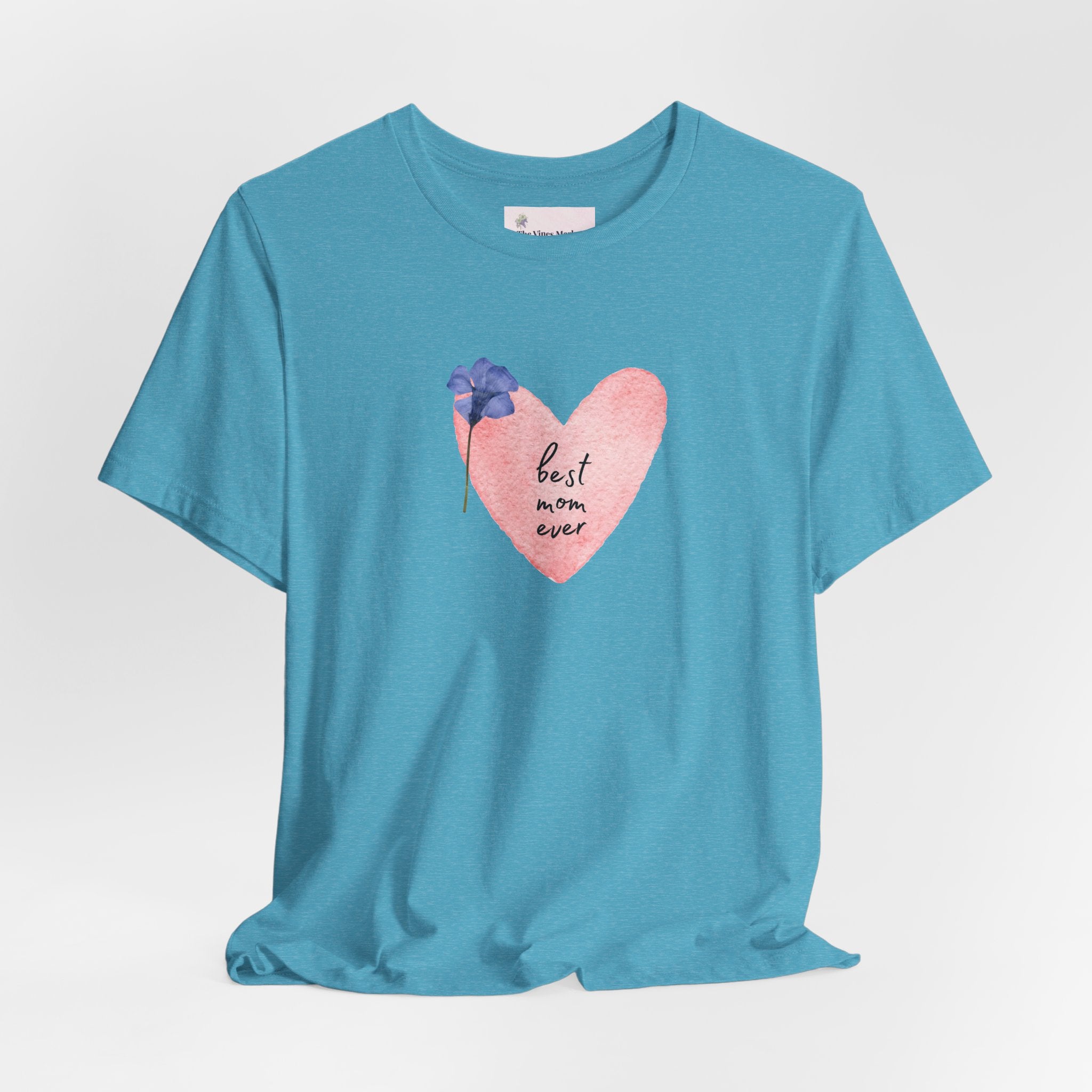Best Mom Ever Watercolor Adult Female Tee
