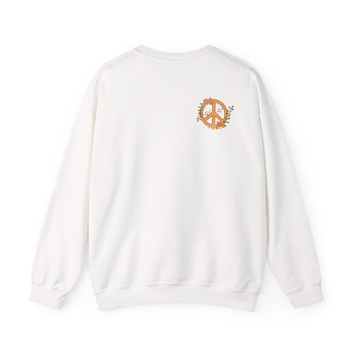 Peace and Love:  Retro All You Need is Love Sweatshirt -- For Her