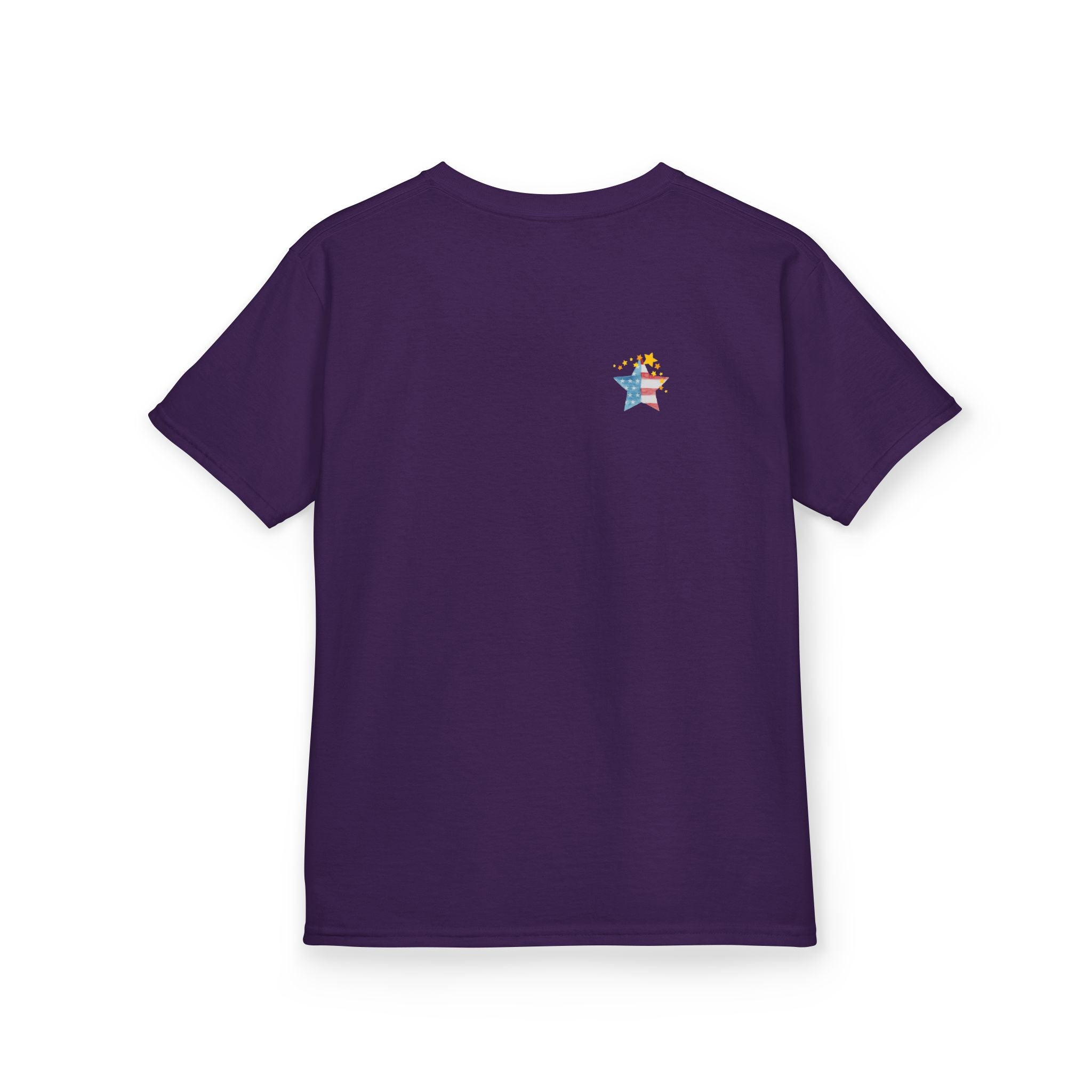 Under God | Watercolor Star Flag Kids T-Shirt Unisex Kids Heavy Cotton™ Tee
