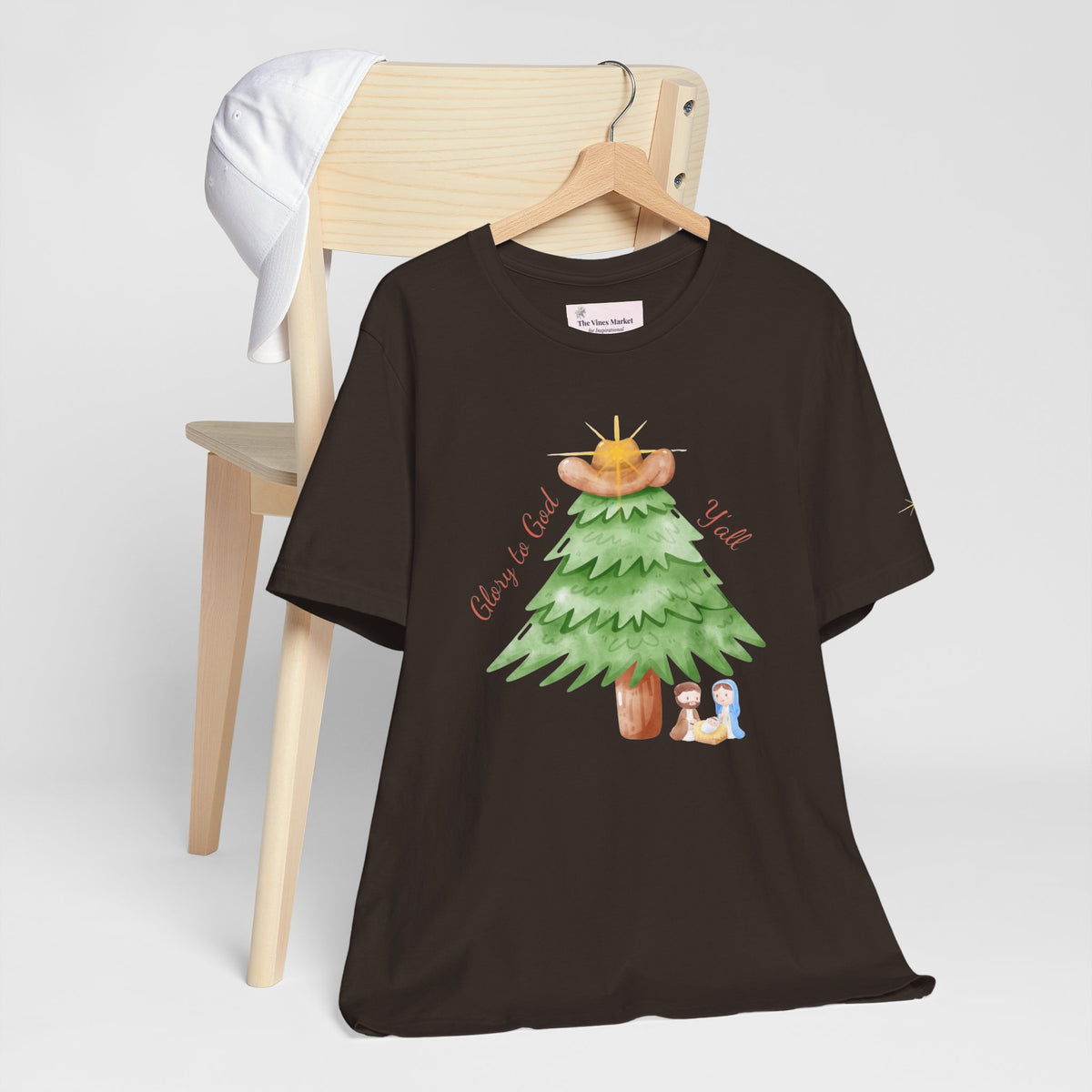 Glory to God Y'all | Women's Faith-Forward Cotton Tee