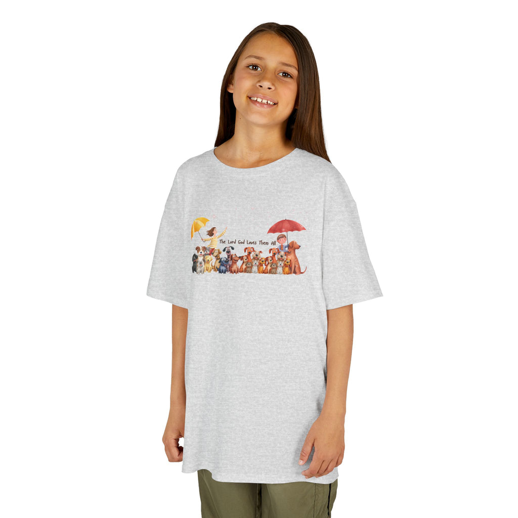 The Lord God Made Them All Kids' RelaxedTee – Unisex Pups & Joy Cotton™ Tee