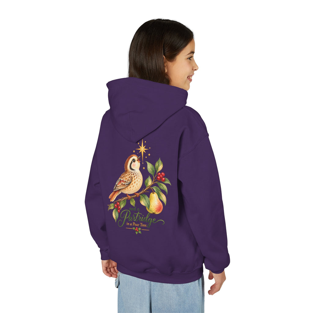 And a Partridge in a Pear Tree | Kids' Christmas Hoodie