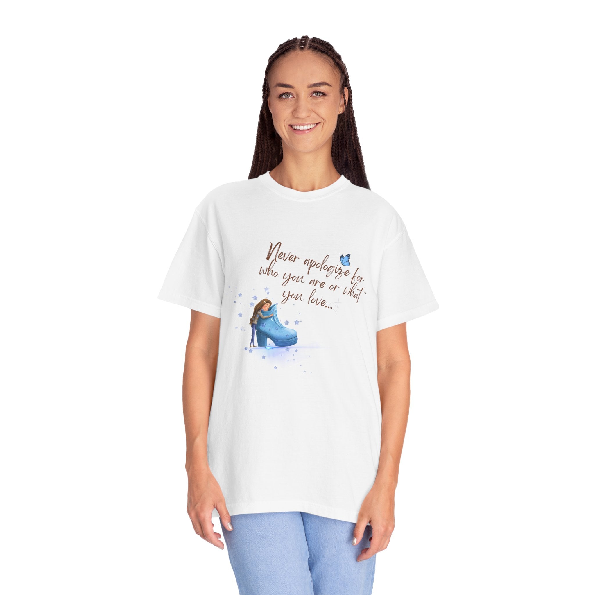 Never Apologize for What You Love   Women's Relaxed Tee