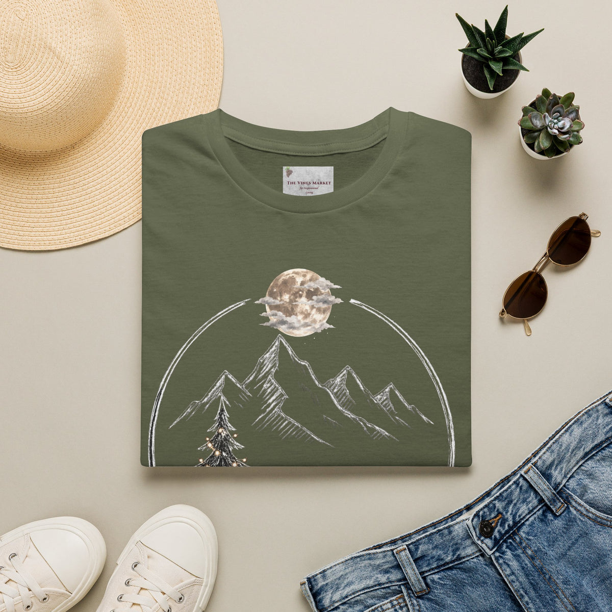 Warm Winters, Faithful Hearts Men's Christmas T-Shirt