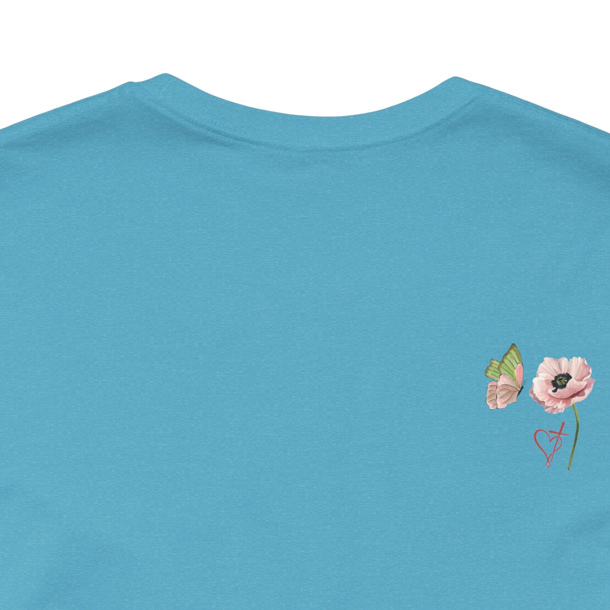 Relaxed Adult Female Comfort Tee: Hope & Rebirth Floral Tee – Easter Collection