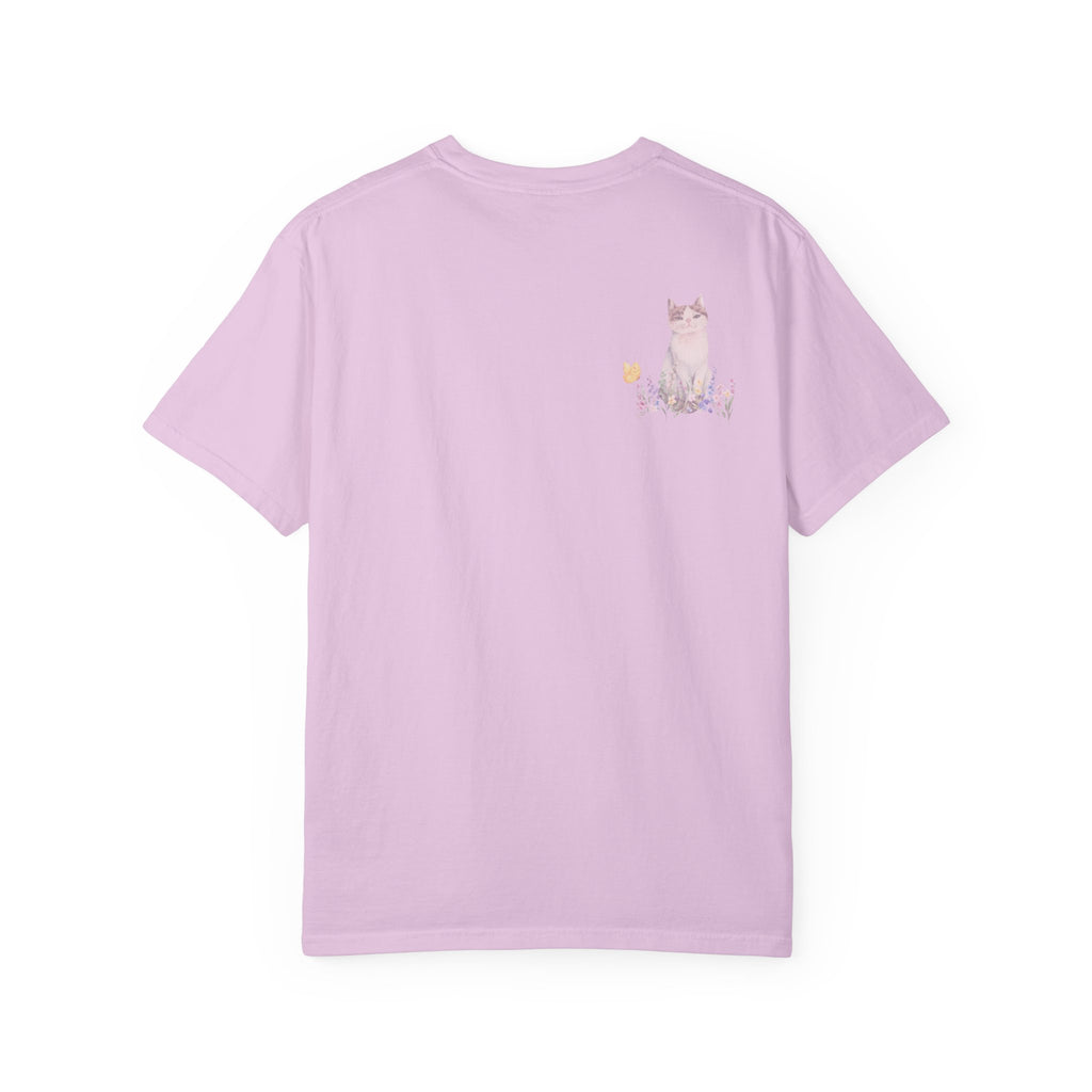 Adult Female Books, Kitties & Coffee Relaxed Tee;  A Blessed Life