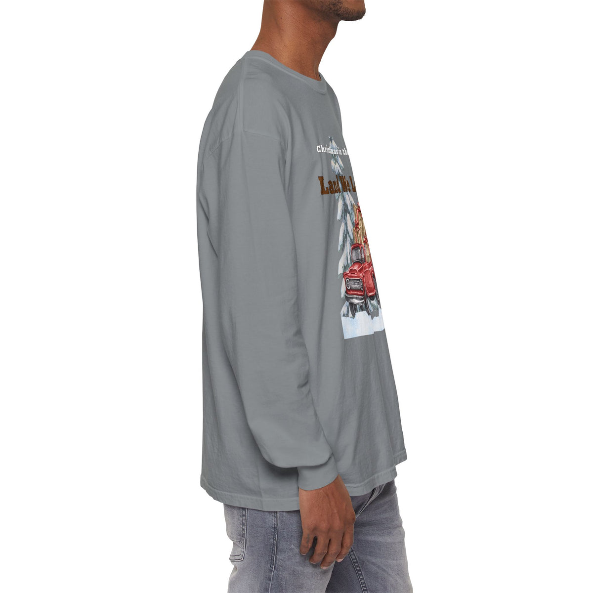 Christmas in the Land We Love Men's Long Sleeve Tee