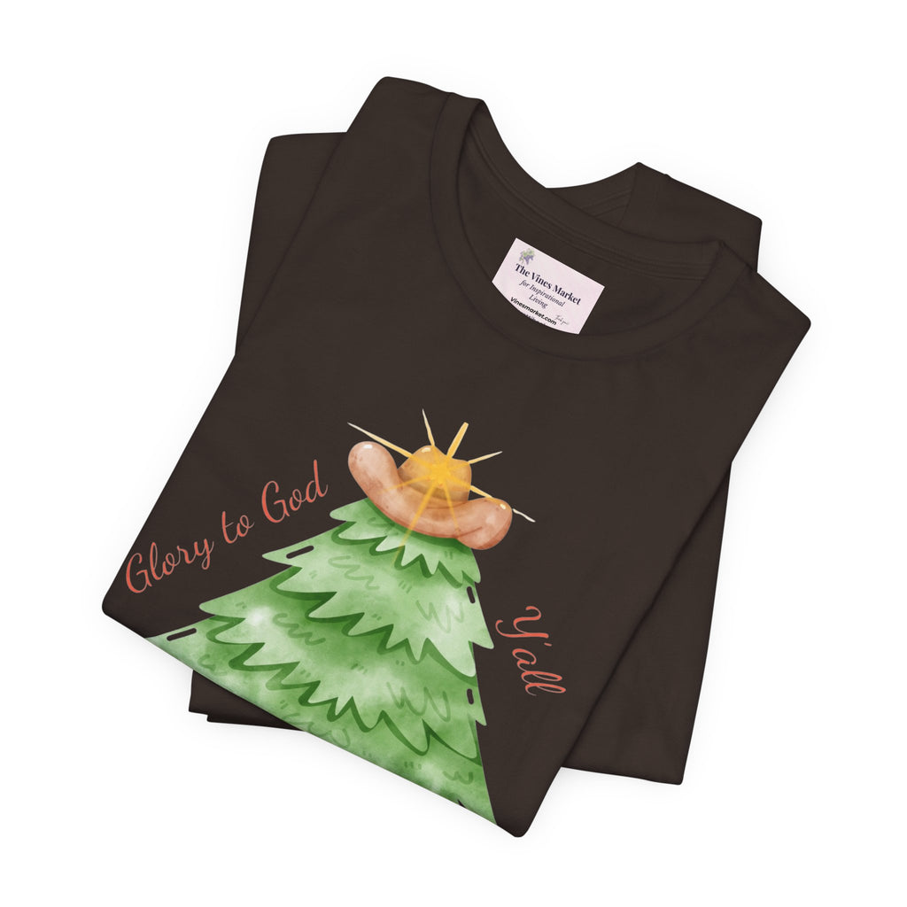 Glory to God Y'all | Women's Faith-Forward Cotton Tee
