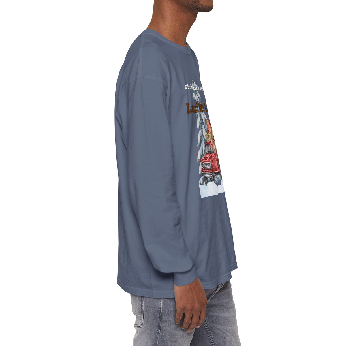 Christmas in the Land We Love Men's Long Sleeve Tee