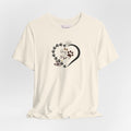 Dog Mom | Heart Paw Print T-Shirt – Cute Dog Lover Gift Adult Female
