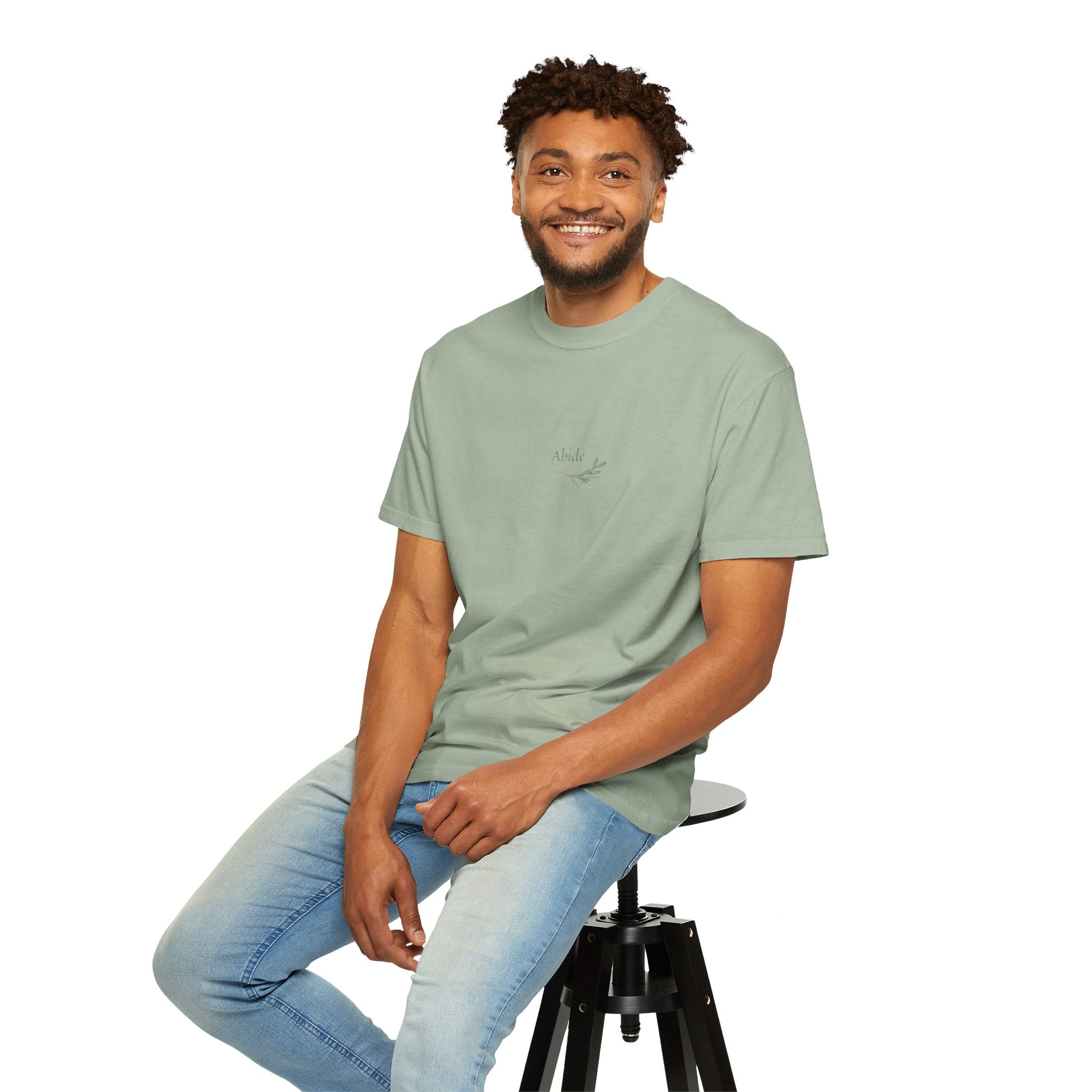 Abide -- Olive Branch  Peace Unisex Relaxed Tee