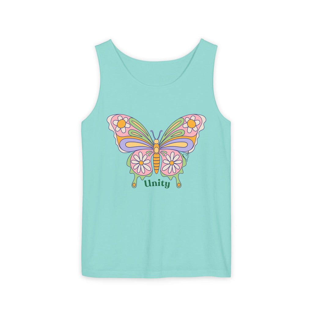Soft Garment-Dyed Tank Top for Her:  Unity Heals