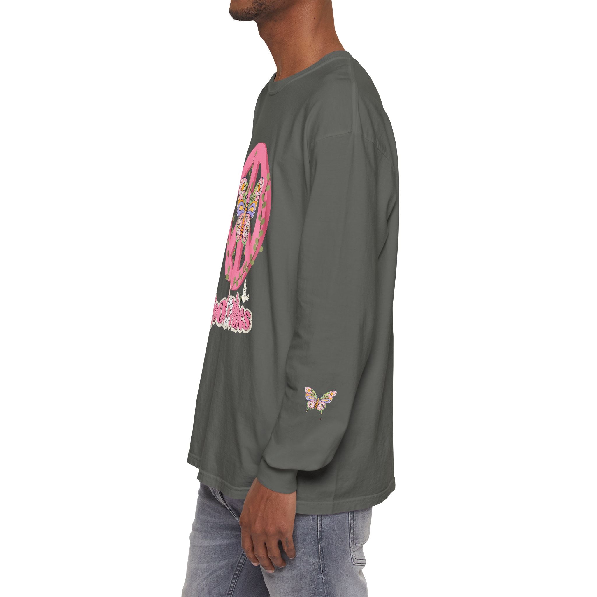 Good Vibes Peace and Love Soft Long Sleeve T-Shirt for Her