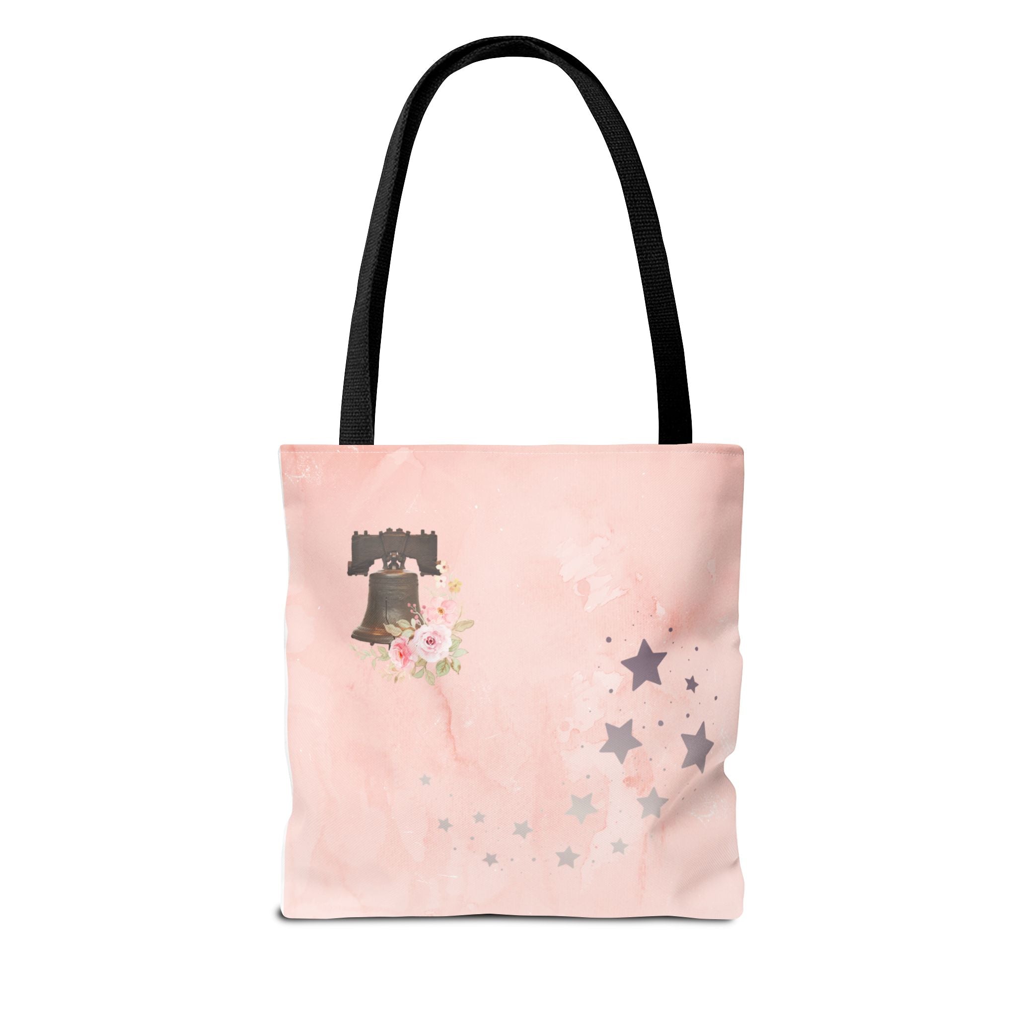 Under God | Watercolor Flag & Roses Tote Bag