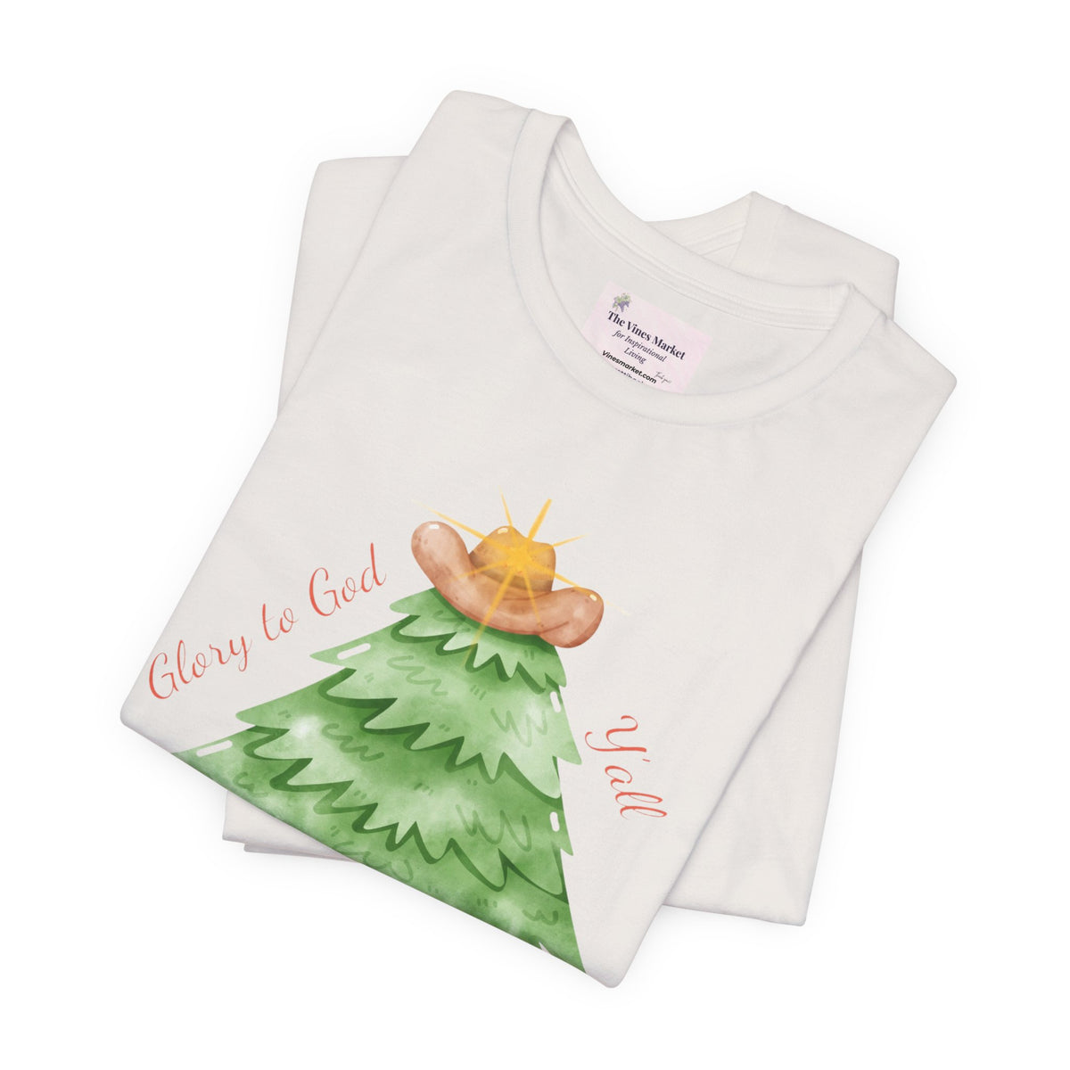 Glory to God Y'all | Women's Faith-Forward Cotton Tee