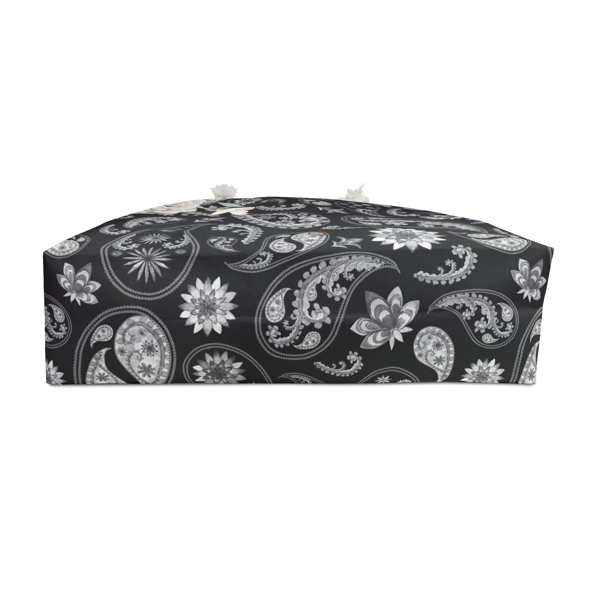 Black and White Weekender Bag:  Purity, Love Tote Bag