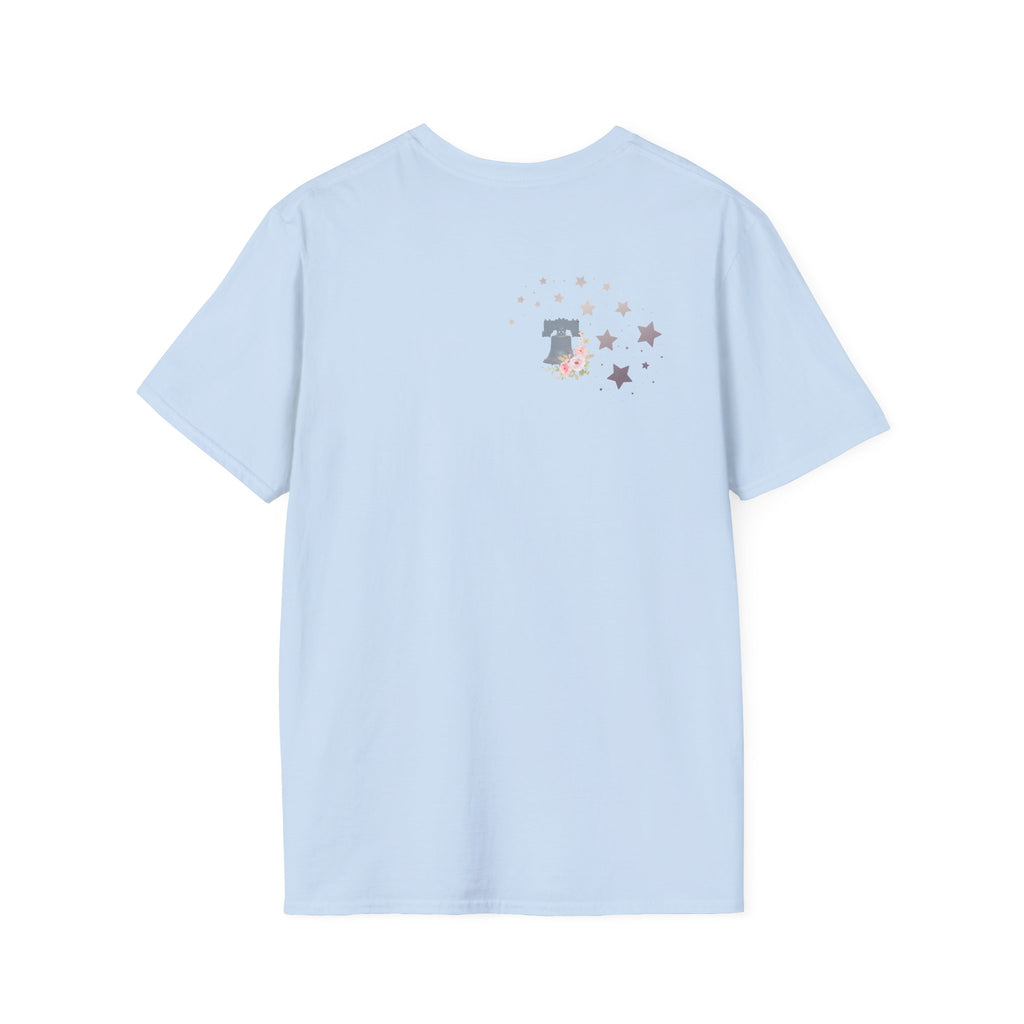 Under God | Watercolor Flag & Roses Women’s Tee