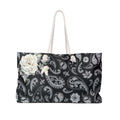 Black and White Weekender Bag:  Purity, Love Tote Bag
