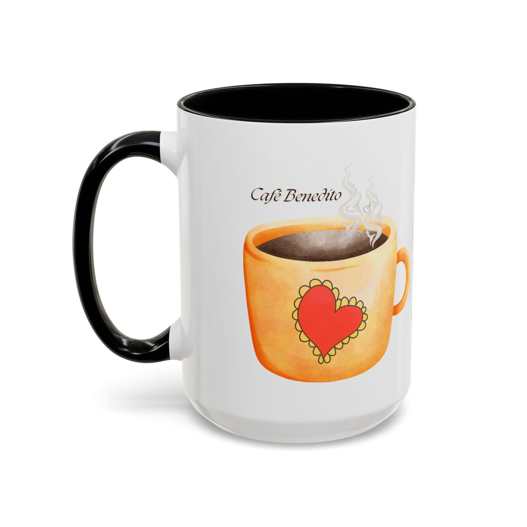 Café Bendito | Spanish Blessed Sunshine Coffee Mug –Morning Grace in Every Sip (11, 15oz)