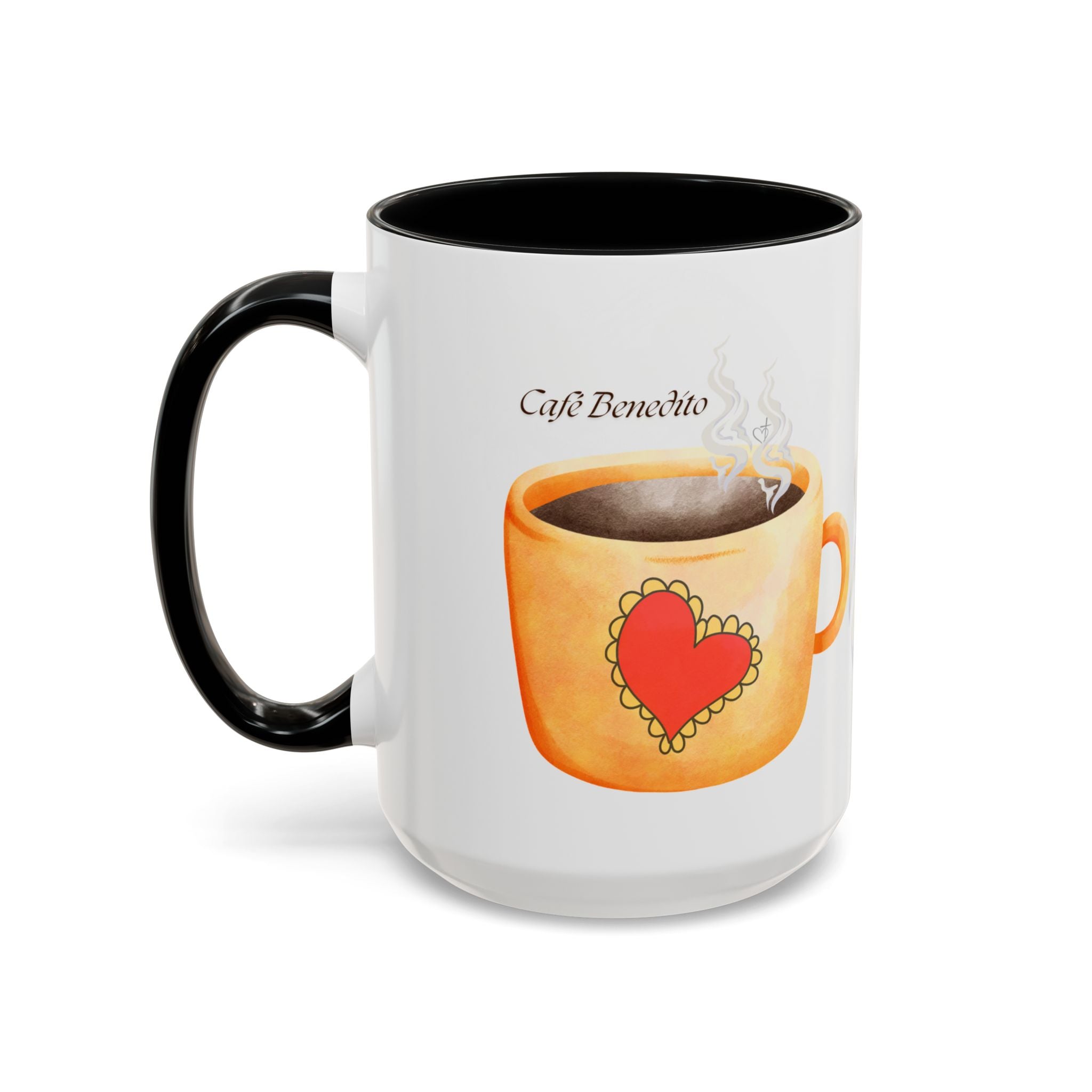 Café Bendito | Spanish Blessed Sunshine Coffee Mug –Morning Grace in Every Sip (11, 15oz)