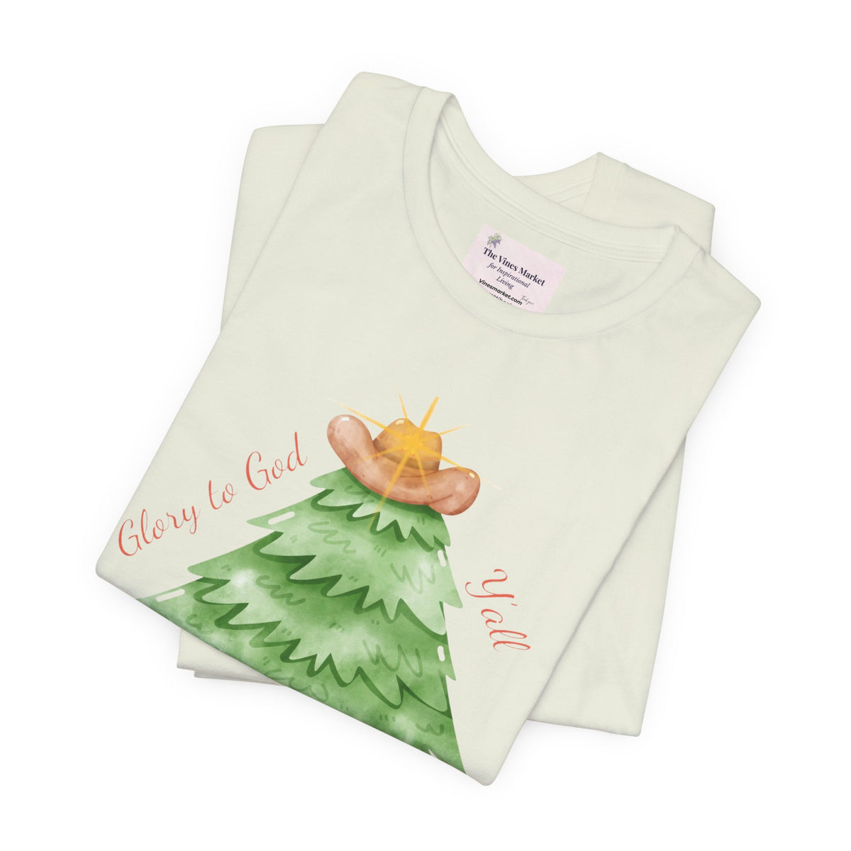 Glory to God Y'all | Women's Faith-Forward Cotton Tee