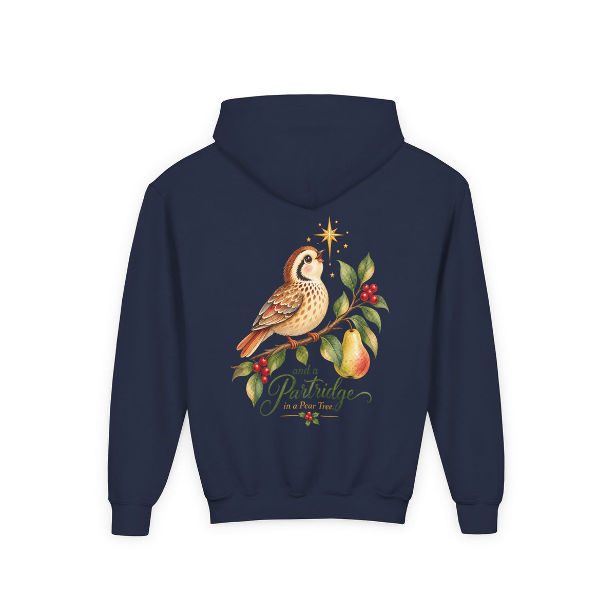 And a Partridge in a Pear Tree | Kids' Christmas Hoodie