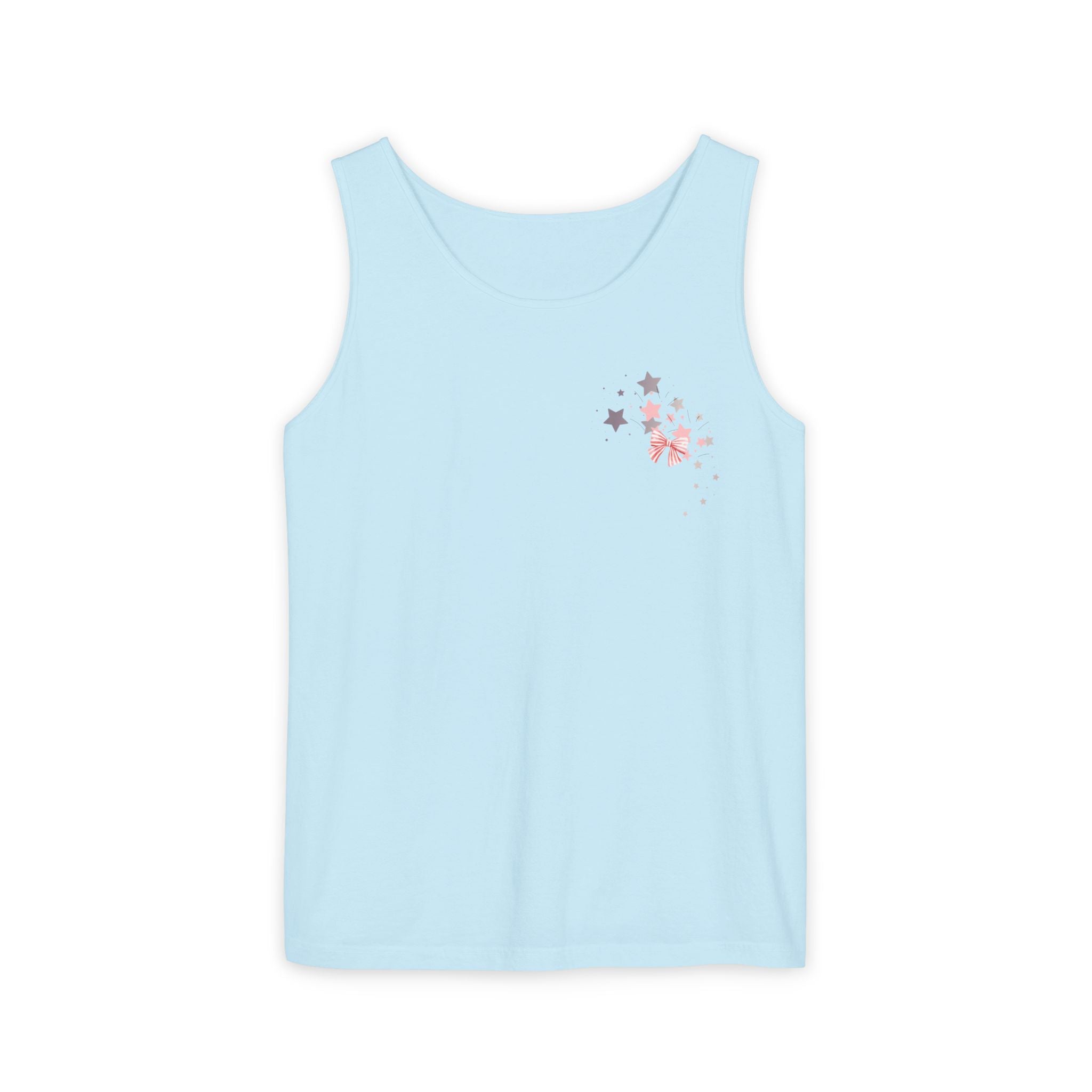Then, Now and Always | Watercolor Flag & Roses Women's Tank Top