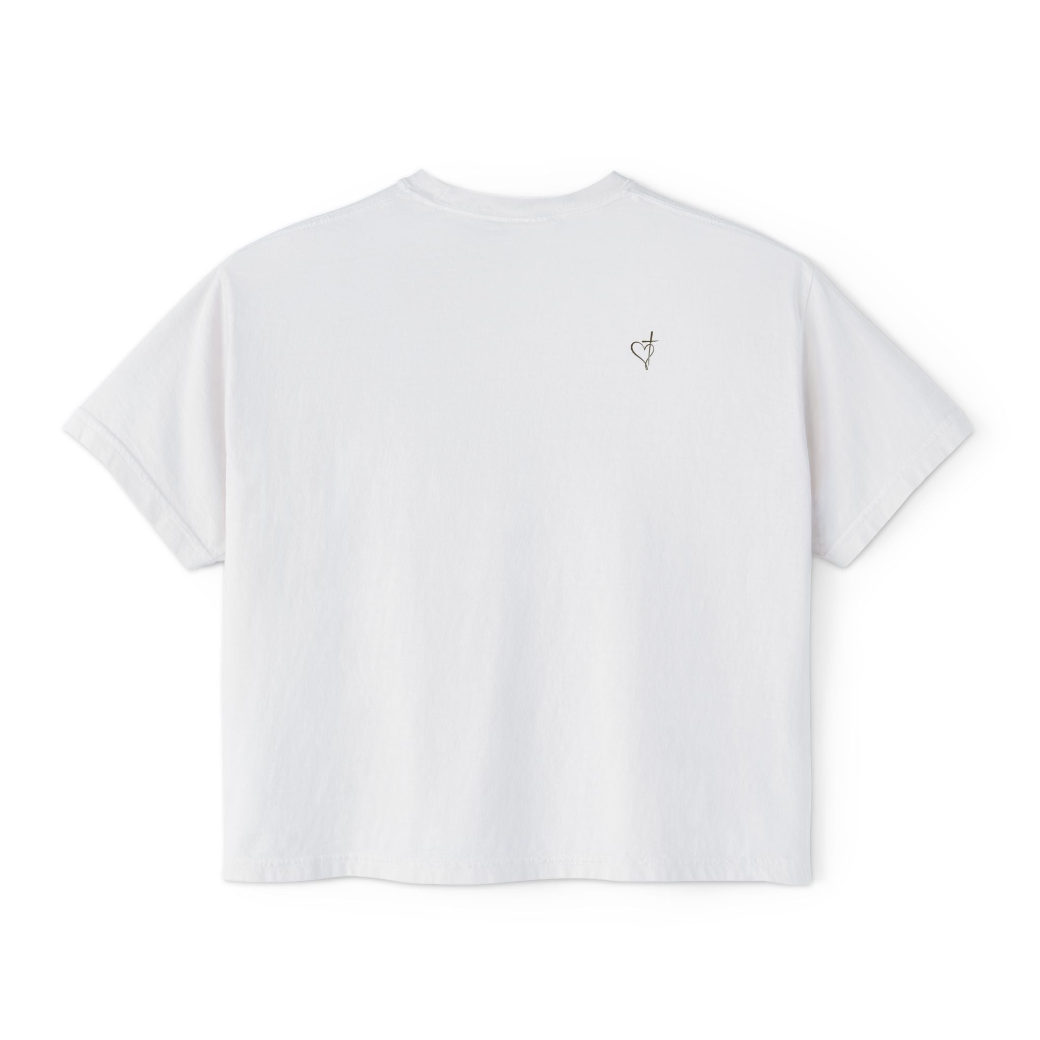 I Am With You Always" Multilingual Cropped Tee Adult Female