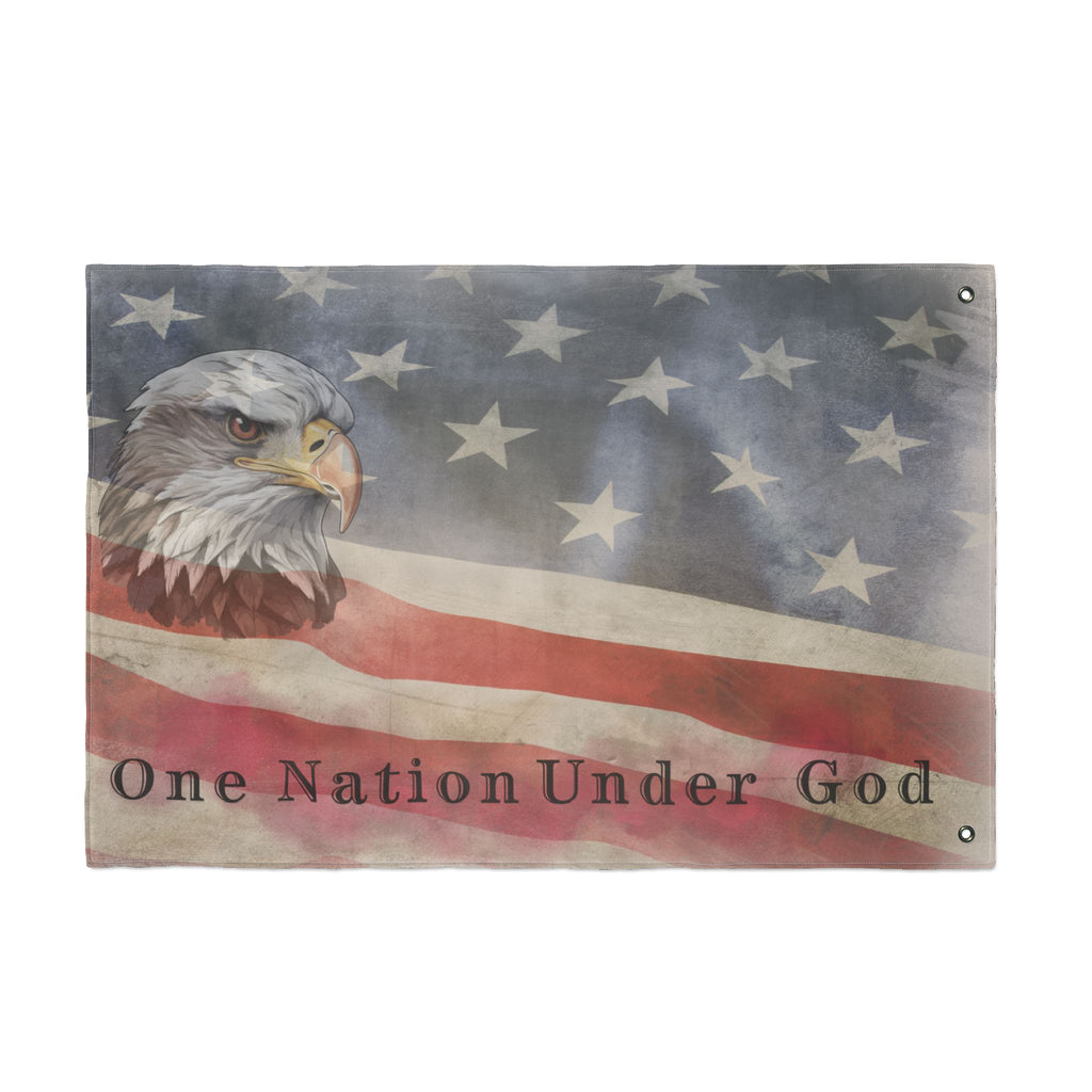 One Nation Under God - Patriotic Eagle Flag