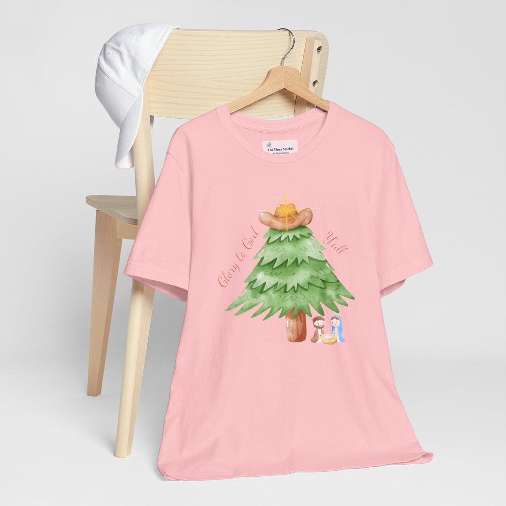 Glory to God Y'all | Women's Faith-Forward Cotton Tee