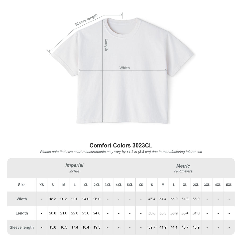 Adult Women's Boxy Tee:  Grove Out:  Peace and Love