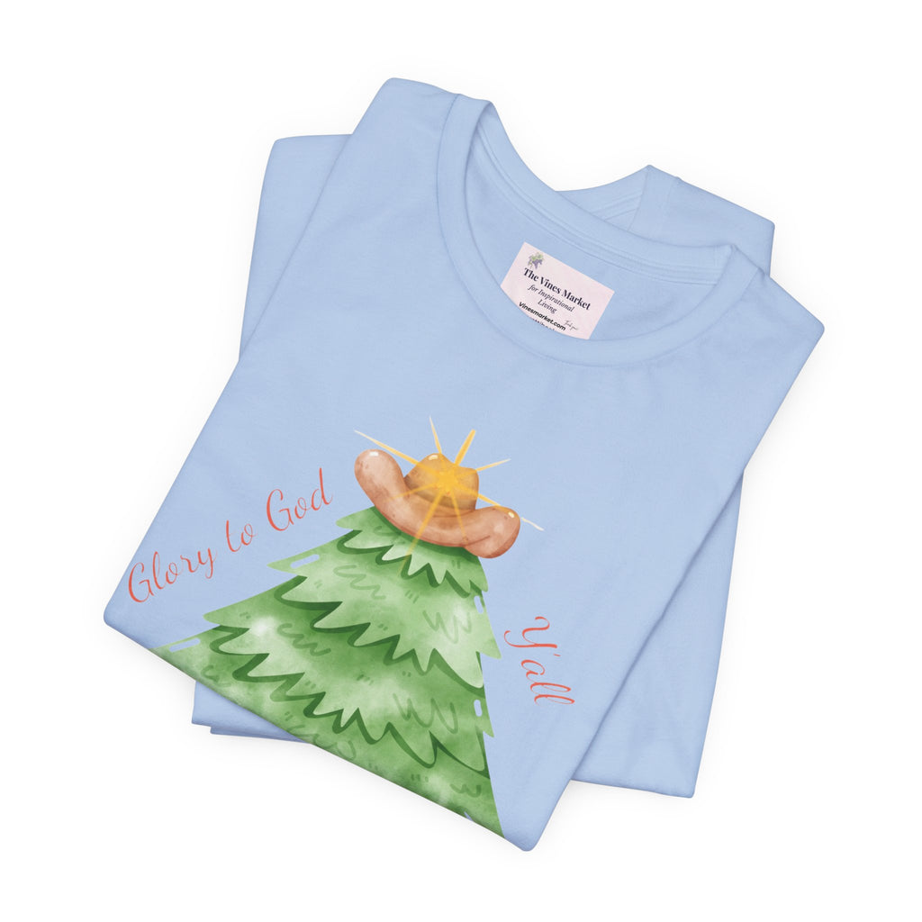 Glory to God Y'all | Women's Faith-Forward Cotton Tee