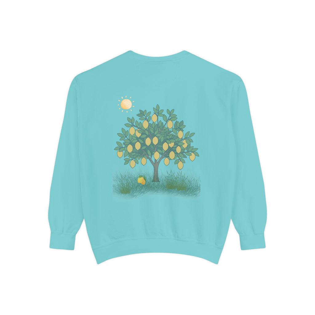 Nourish My Soul | Lemon Tree Comfort Colors Crewneck Sweatshirt – Faith & Soul Care Adult Female