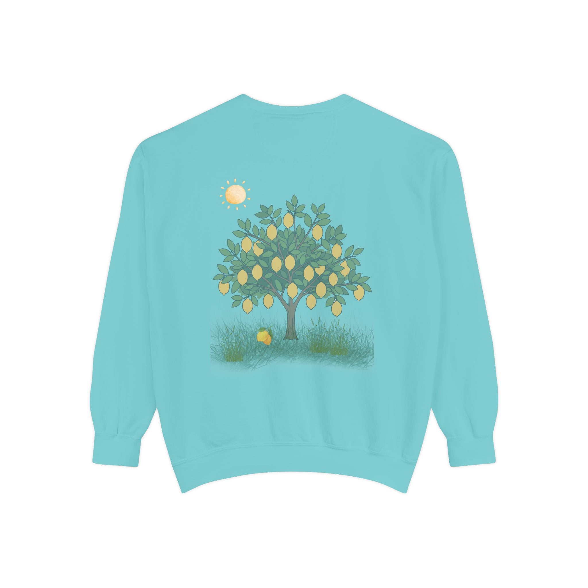 Nourish My Soul | Lemon Tree Comfort Colors Crewneck Sweatshirt – Faith & Soul Care Adult Female