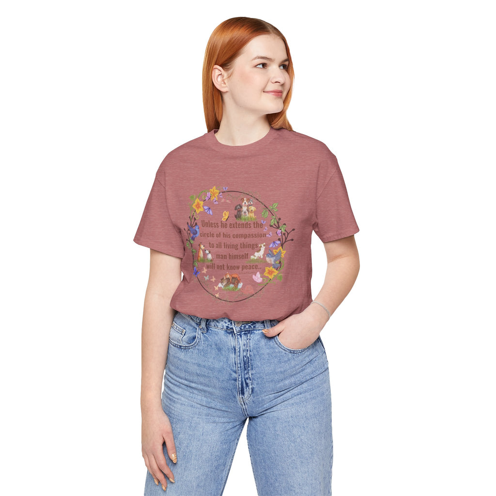 Circle of Compassion - Schweitzer Unisex Relaxed Comfort Tee
