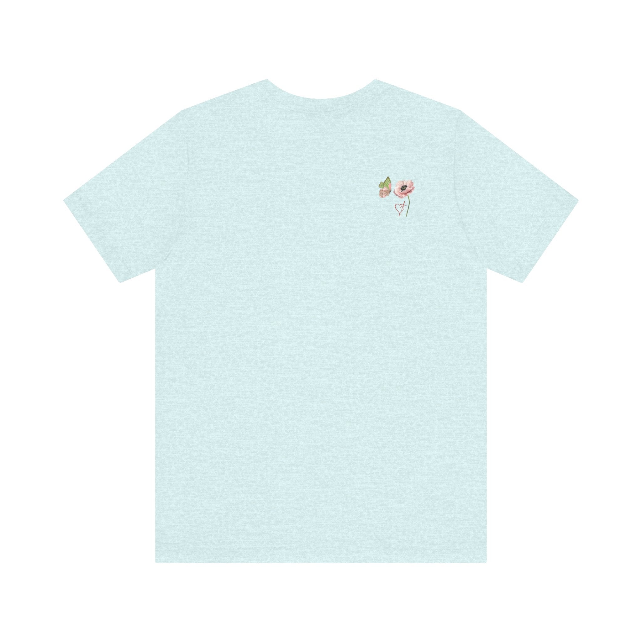 Relaxed Adult Female Comfort Tee: Hope & Rebirth Floral Tee – Easter Collection